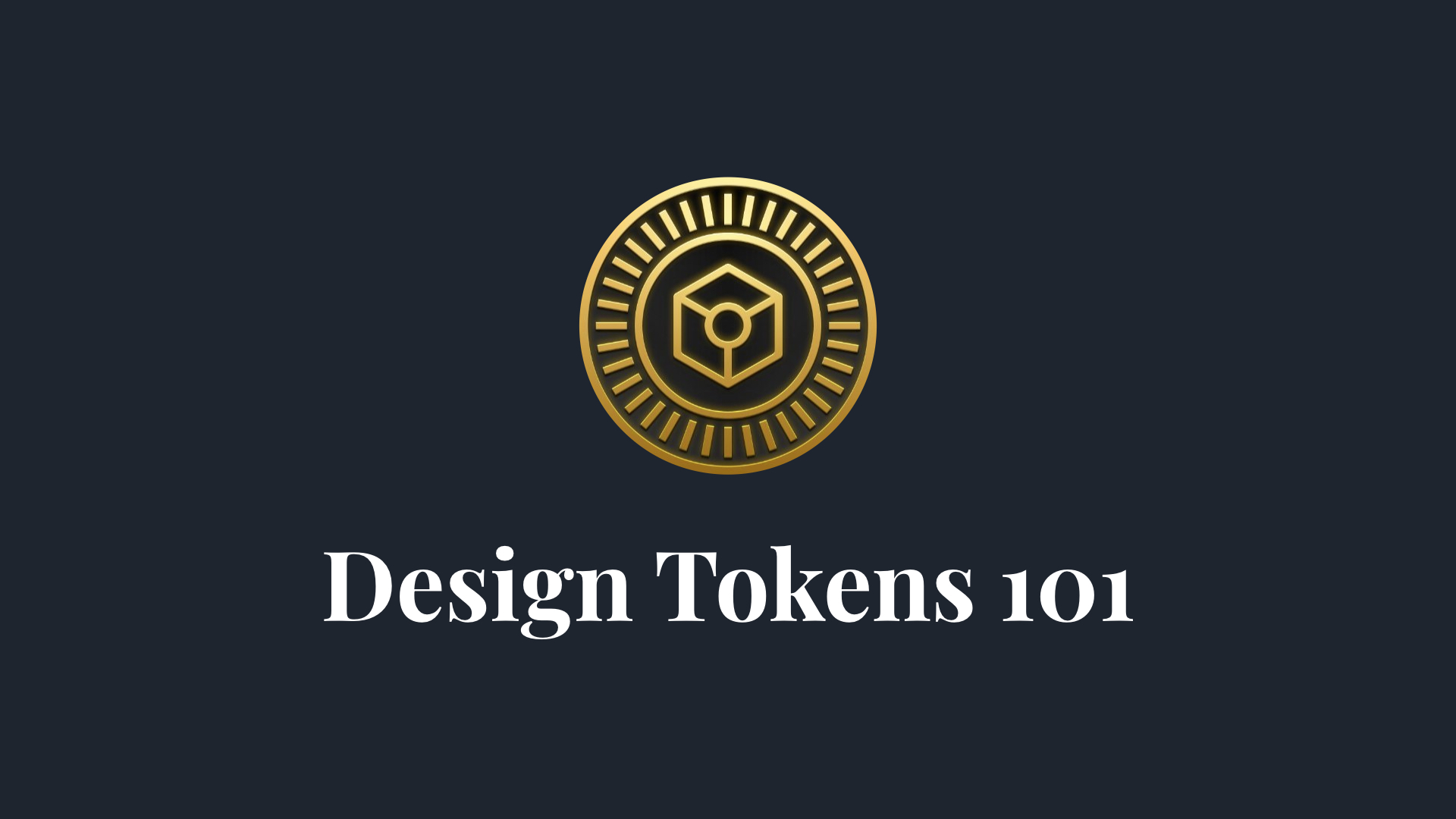 Standardising design tokens